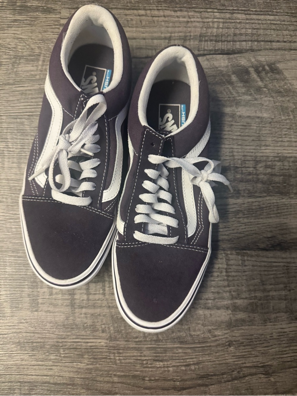 Vans Old Skool Sneakers in Purple and White